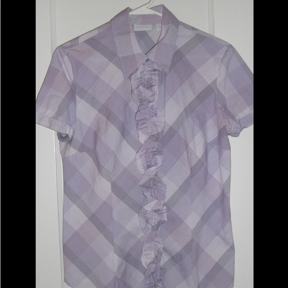 New York and Company Purple Shirt - Picture 3 of 3